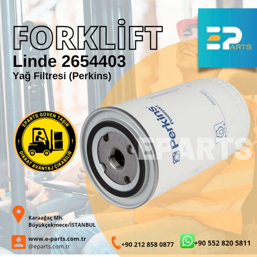 Linde 2654403 Yağ Filtresi (Perkins)