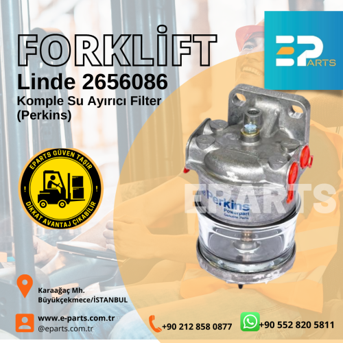 Linde 2656086 Komple Su Ayırıcı Filter (Perkins)
