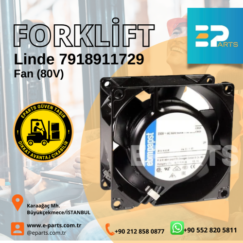 Linde 7918911729  Fan (80V)
