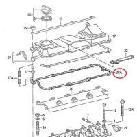 Linde VW026198025A Külbütör Kapak Contası