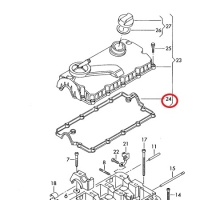 Linde VW038103483D Külbütör Kapak Contası