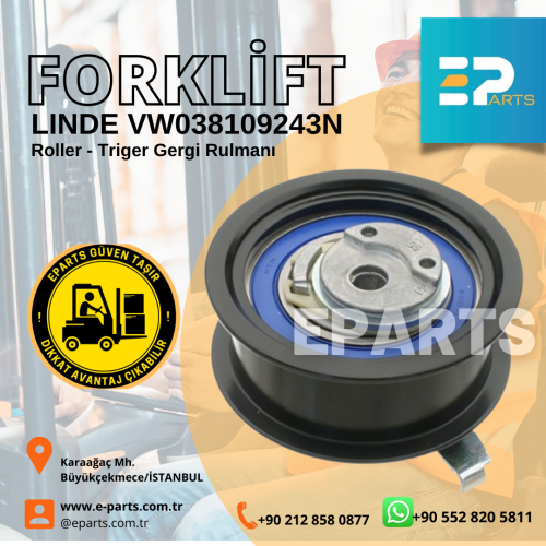 Linde VW038109243N Roller - Triger Gergi Rulmanı