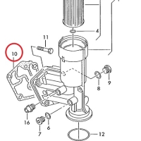 Linde VW038115441A Yağ Filtre Contası