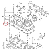 Linde VW03L103483C Külbütör Kapak Contası