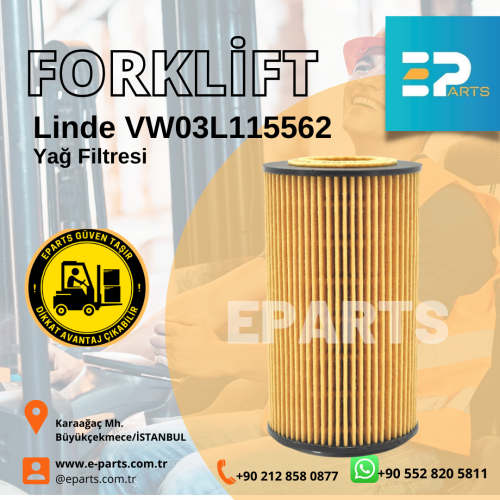 Linde VW03L115562 Yağ Filtresi