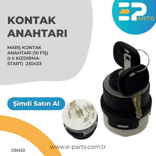 MARŞ KONTAK ANAHTARI (10 FİŞ) (I-II KIZDIRMA-START)  230433