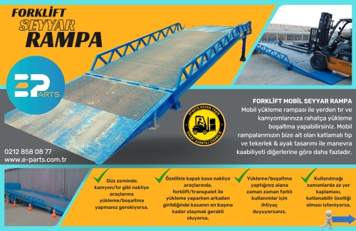 Mobil Forklift Rampası 8 TON