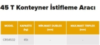 NETLİFT 45 T Konteyner İstifleme Aracı