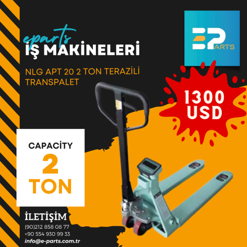 NETLİFT NLG APT 20 2 TON TERAZİLİ TRANSPALET