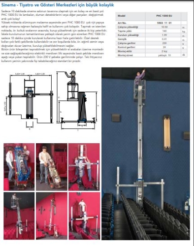 Netlift Personel Yükseltici PHC 1000EU