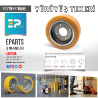 Poliüretan Yürüyüş Tekeri 230x80-65