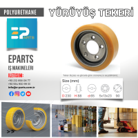 Poliüretan Yürüyüş Tekeri 230x88-65