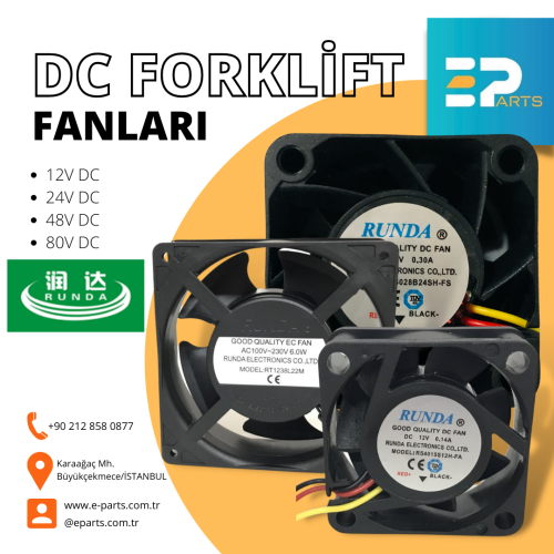 Runda Dc Fan RD1238B24SH 120X120X38 24VDC 2.60A