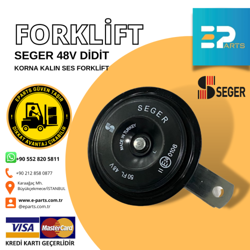 SEGER 48V DİDİT KORNA KALIN SES FORKLİFT