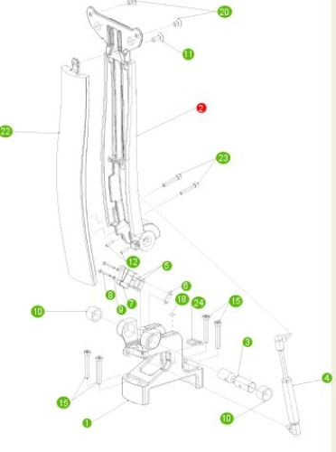 STILL 4499130  STEERING HANDLE PALLETTRUCK