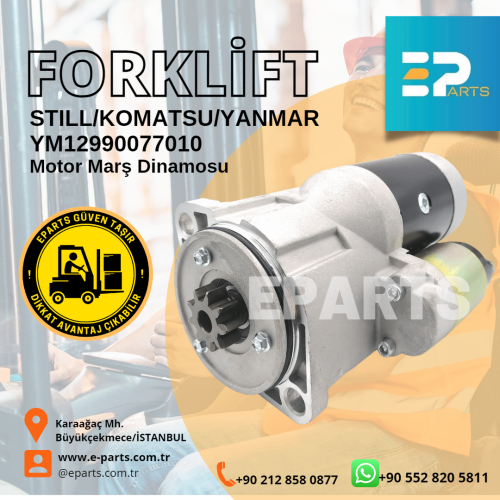 KOMATSU YM12990077010 Motor Marş Dinamosu