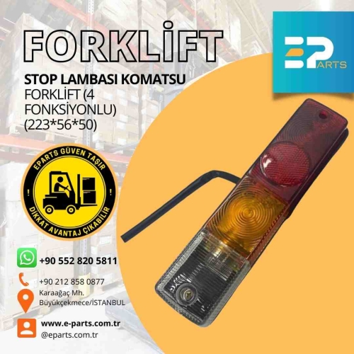 STOP LAMBASI KOMATSU FORKLİFT (4 FONKSİYONLU) (223*56*50)