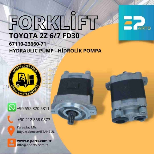 TOYOTA 2Z 6/7 FD30 67110-23660-71 HIDROLIK POMPA