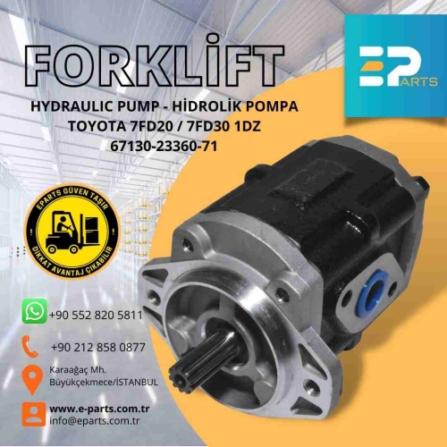TOYOTA 7FD20 / 7FD30 1DZ 67130-23360-71 HIDROLIK POMPA