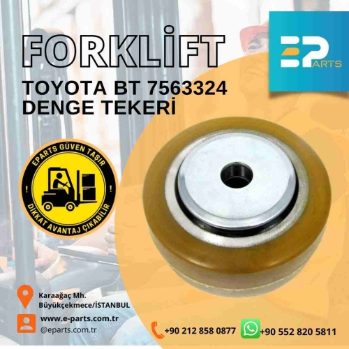 TOYOTA BT 7611201 Poliüretan Denge Teker