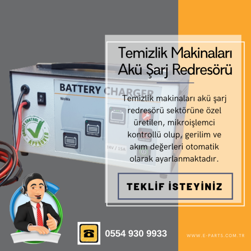 Temizlik Makinaları Akü Şarj Redresörü