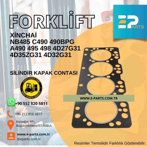 Xinchai A490 - C490 Silindir Kapak Contası 490B-01004-XC