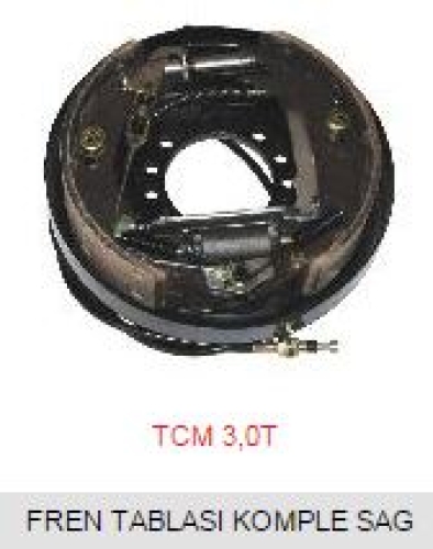 TCM 3,0T FREN TABLASI KOMPLE SAG