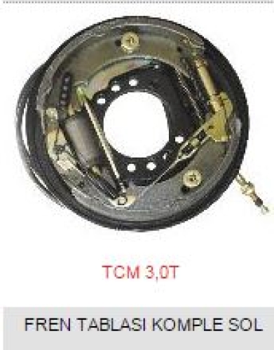 TCM 3,0T FREN TABLASI KOMPLE SOL