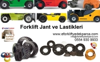 Still Forklift Jantı RX 20-20 4 X 9 SEG. A. JANT 140/55- 9 LASTİK