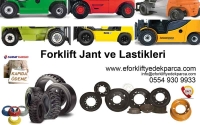 Still Forklift Jantı RC40-30 Ö. 8 X 12 SEG.JANT 27 X 10-12 LASTİK