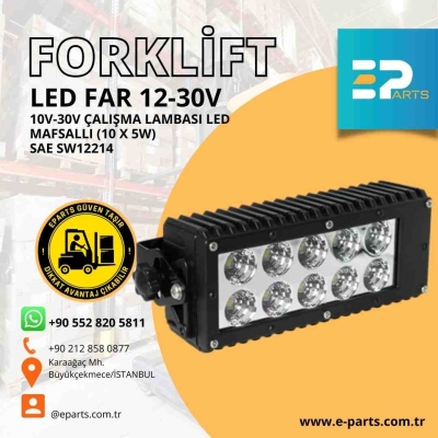 Forklift Led Far 10V-30V ÇALIŞMA LAMBASI LED MAFSALLI (10 X 5W) SAE SW12214