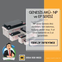 GENESİS AKÜ- NP ve EP SERİSİ