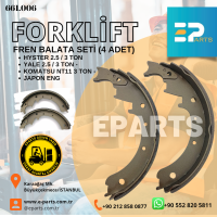 KOMATSU NT11 3 TON - Forklift Fren Balatası 1 Set (4 Adet)