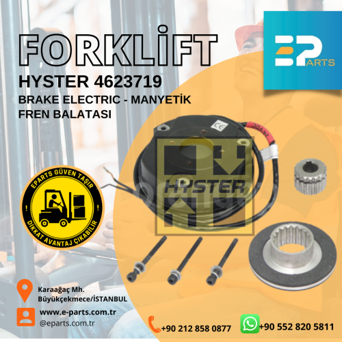 HYSTER 4623719  BRAKE ELECTRIC - Manyetik Fren Balatası