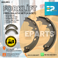 KOMATSU T16 - Forklift Fren Balatası 1 Set (4 Adet)