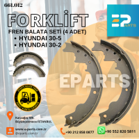 HYUNDAI 30-2 - Forklift Fren Balatası 1 Set (4 Adet)