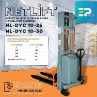 NETLİFT NL-DYC 10-25 Yarı Akülü Manuel İstif Makinesi