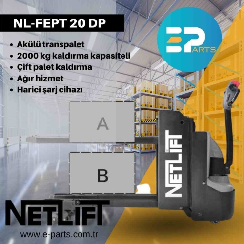 NETLİFT NL-FEPT 20 DP Akülü Transpalet