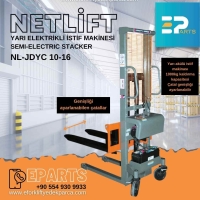NETLİFT NL-JDYC 10-16 Yarı Akülü Manuel İstif Makinesi