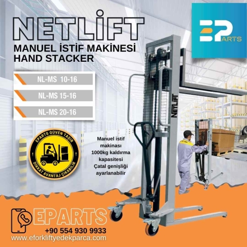 NETLİFT NL-MS 15-16 Manuel İstif Makinesi