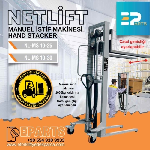 NETLİFT NL-MS 10-30 Manuel İstif Makinesi