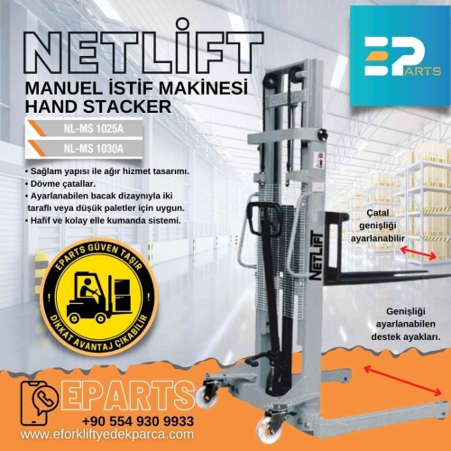 NETLİFT NL MS 10-30A Manuel İstif Makinesi