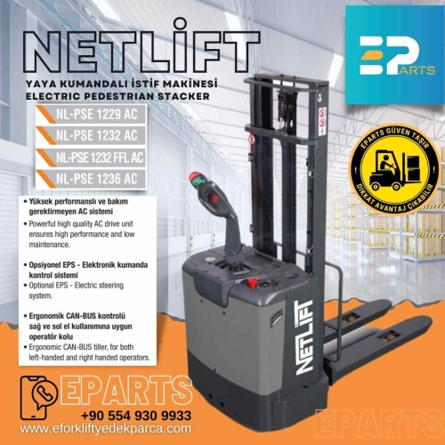 NETLİFT 1 NL-PSE 1236 AC Yaya Kumandalı İstif Makinesi