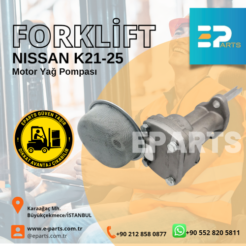 Nissan K21/25 Motor Yağ Pompası