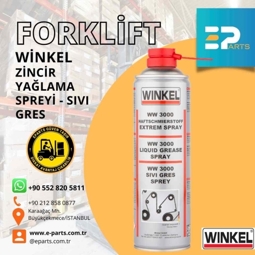 Winkel Forklift Zincir Yağlama Sppreyi - Sıvı Gres