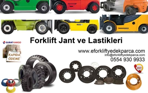 Still Forklift Jantı RX20-20 (ÖZEL) 4.33 X 8 SEG. A. JANT 16 X 6-8 LASTİK